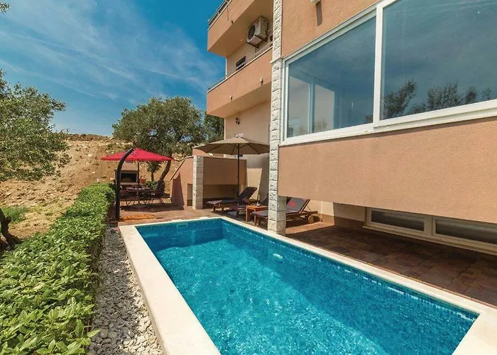 アパート Ipm Luxury With Private Pool Kaštela